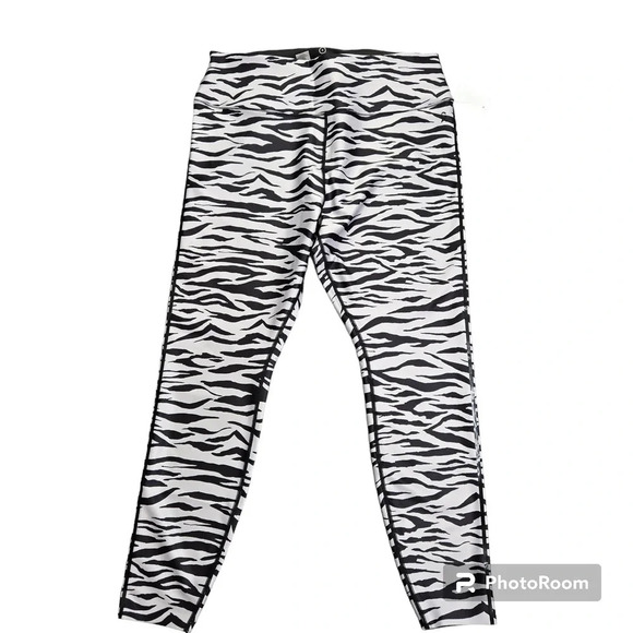 Good American Core Strength Zebra Print Legging - Picture 1 of 8